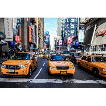 Fototapet Taxiuri galbene in New York, 300 x 200 cm Blueback MAT imagine noua 2022