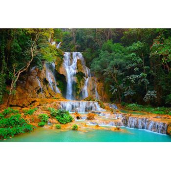 Autocolant Cascada din Laos 270 x 200 cm