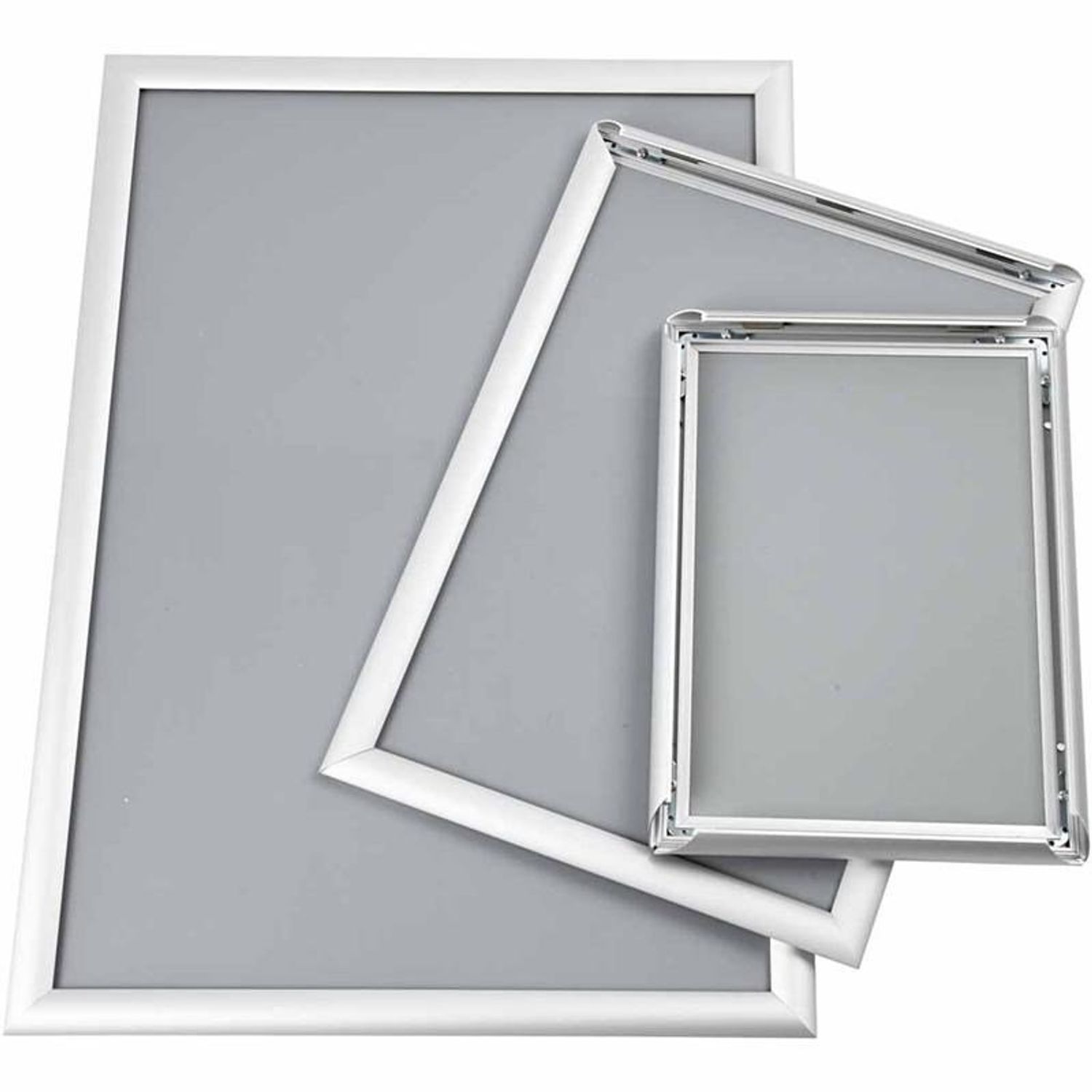 Set 2 buc, rama click A1, MEDIA, 594x841 mm, aluminiu fotografia produsului View 5 L