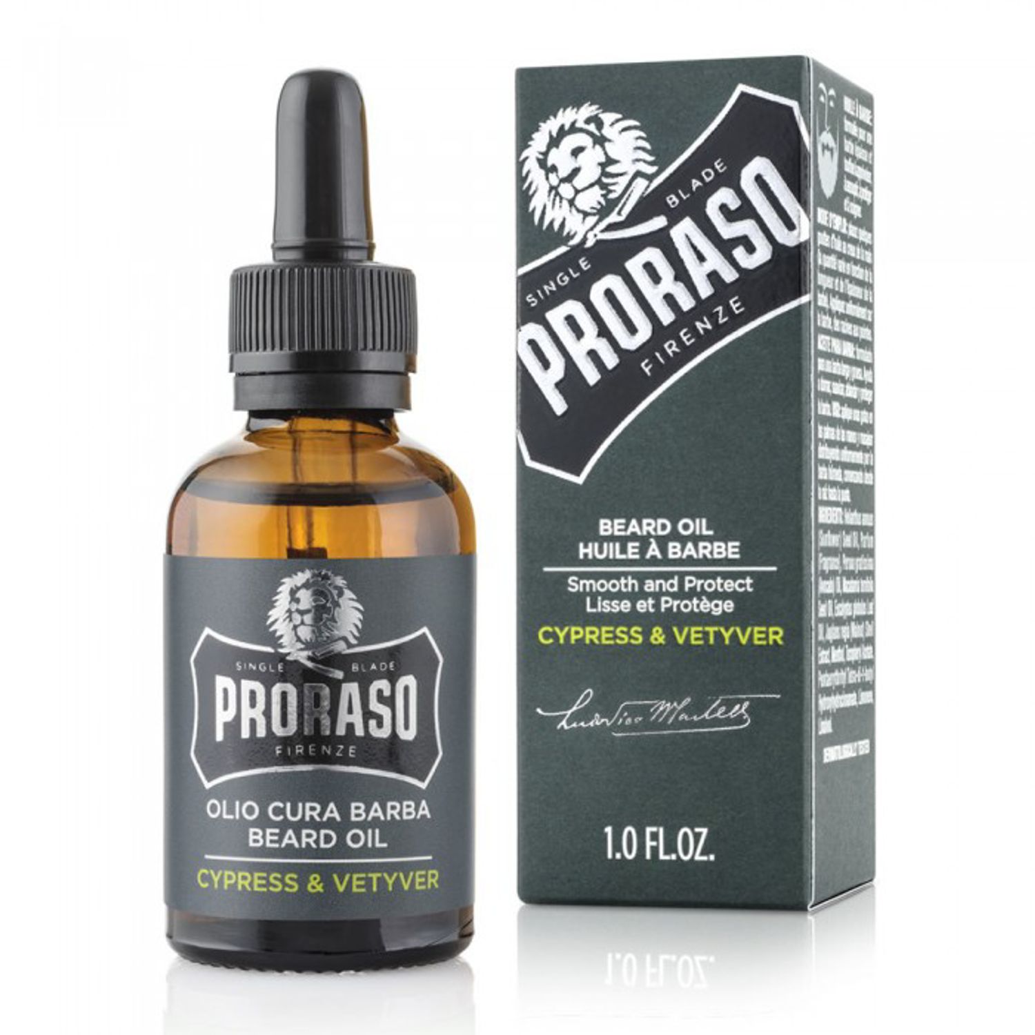 PRORASO - Ulei de barba hidratant - Cypress and Vetiver - 30 ml fotografia produsului