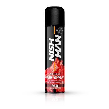 NISH MAN – Spray de par colorat – 150 ml – Rosu elefant.ro
