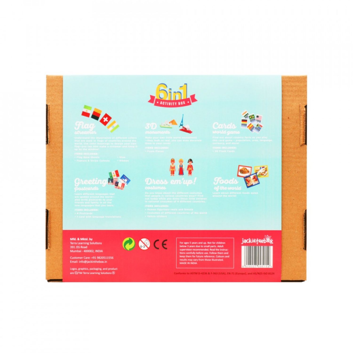 Kit Creatie 6-In-1 In Jurul Lumii fotografia produsului View 2 L