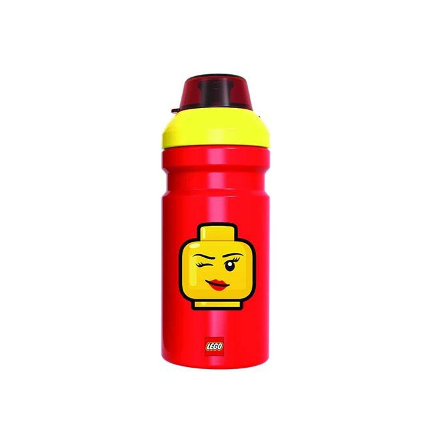 Sticla LEGO Iconic rosu-galben fotografia produsului