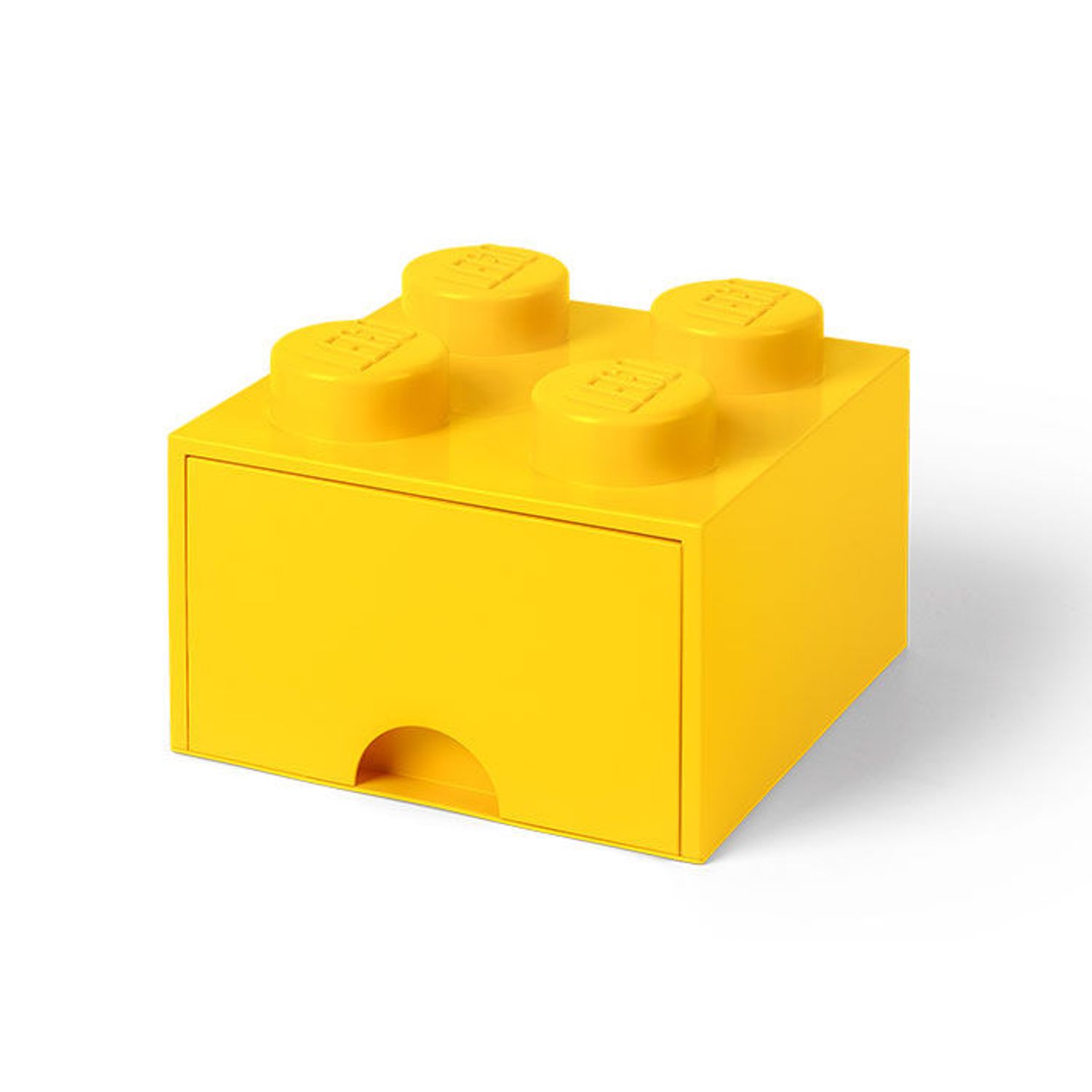 Cutie depozitare LEGO 2x2 cu sertar, galben fotografia produsului