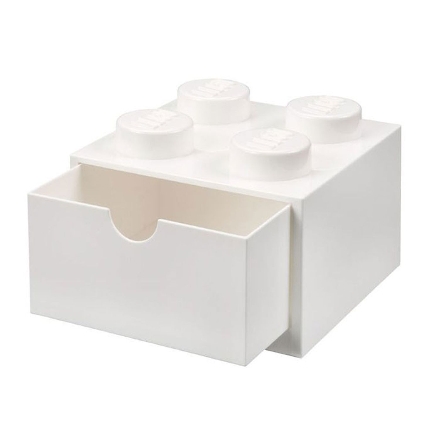 Sertar de birou LEGO 2x2 alb fotografia produsului View 2 L