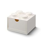 Sertar de birou LEGO 2x2 alb fotografia produsului