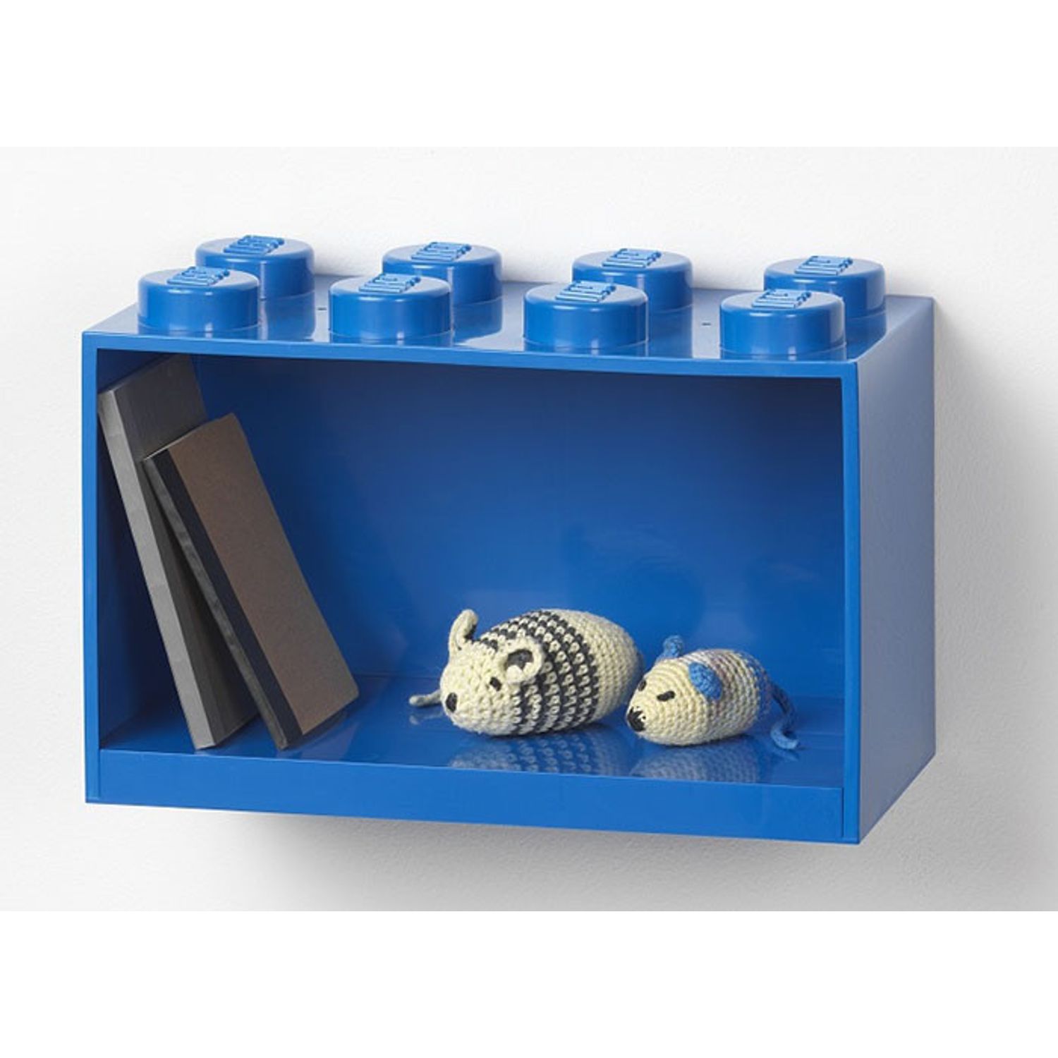 Raft Caramida LEGO 2x4 - Albastru fotografia produsului View 2 L