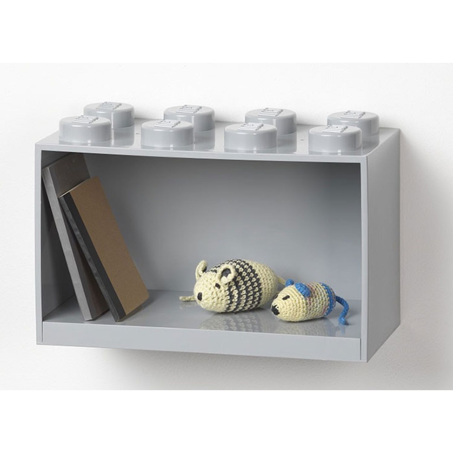 Raft Caramida LEGO 2x4 - Gri fotografia produsului View 2 L