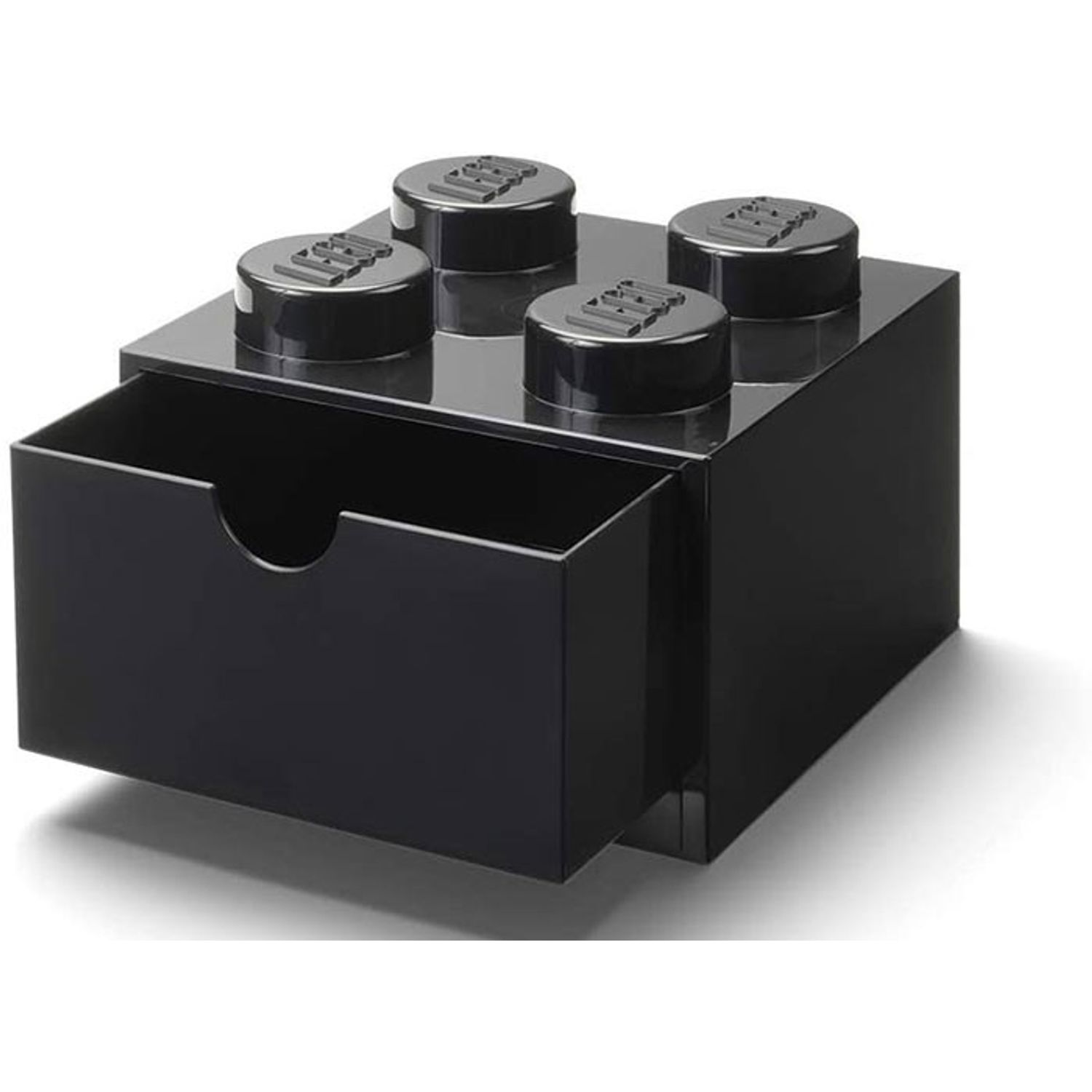 Sertar de birou LEGO 2x2 negru fotografia produsului View 2 L