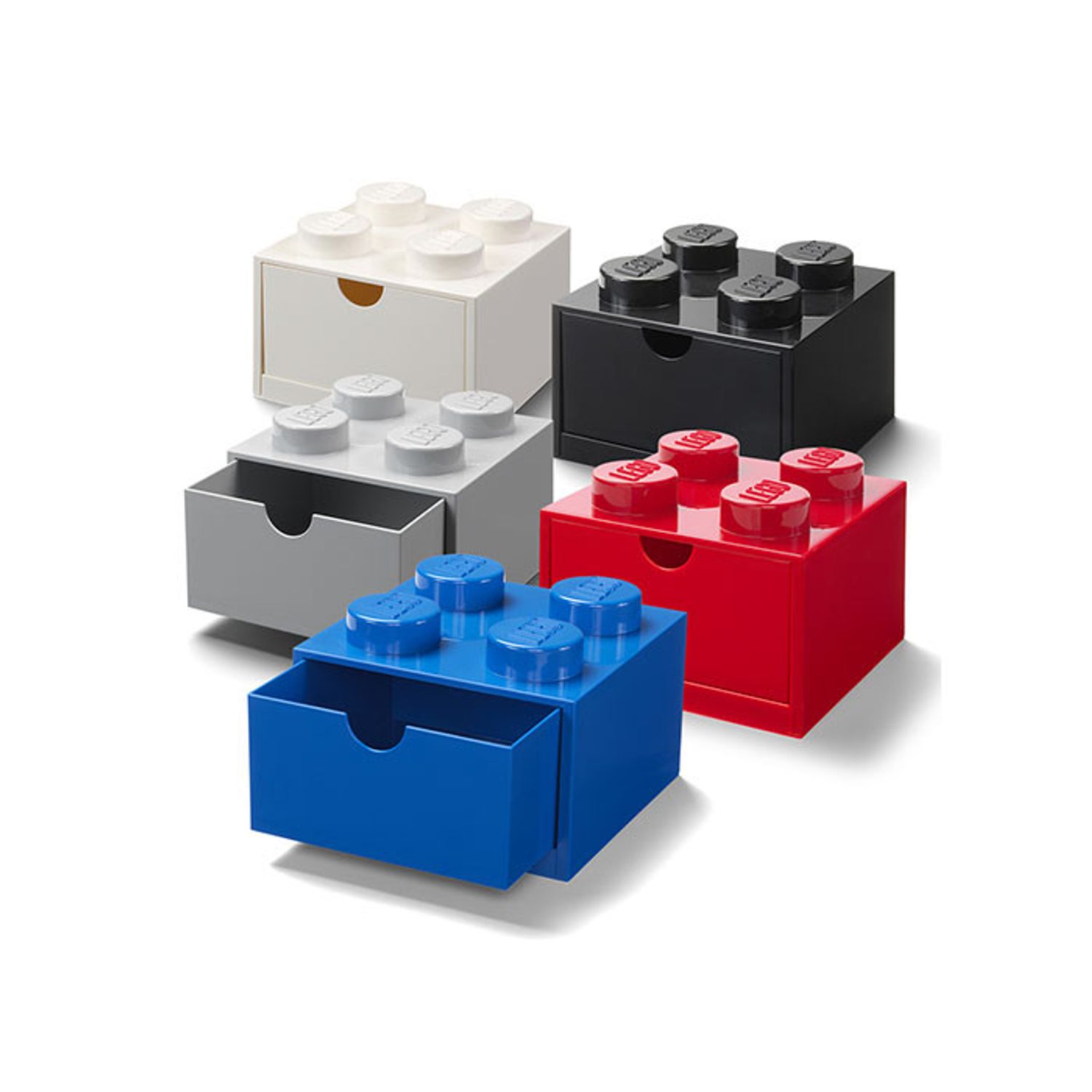 Sertar de birou LEGO 2x2 negru fotografia produsului View 3 L