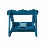Jucarie din lemn, Balansoar, Putty Montessori, Hand Made, Turcuaz fotografia produsului