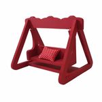 Jucarie din lemn, Balansoar, Putty Montessori, Hand Made, Rosu fotografia produsului View 2 S