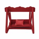 Jucarie din lemn, Balansoar, Putty Montessori, Hand Made, Rosu fotografia produsului