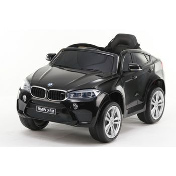 Masinuta electrica BMW X6M Coco Toys, cu telecomanda, roti spuma cauciucata EVA, Licenta BMW, Negru