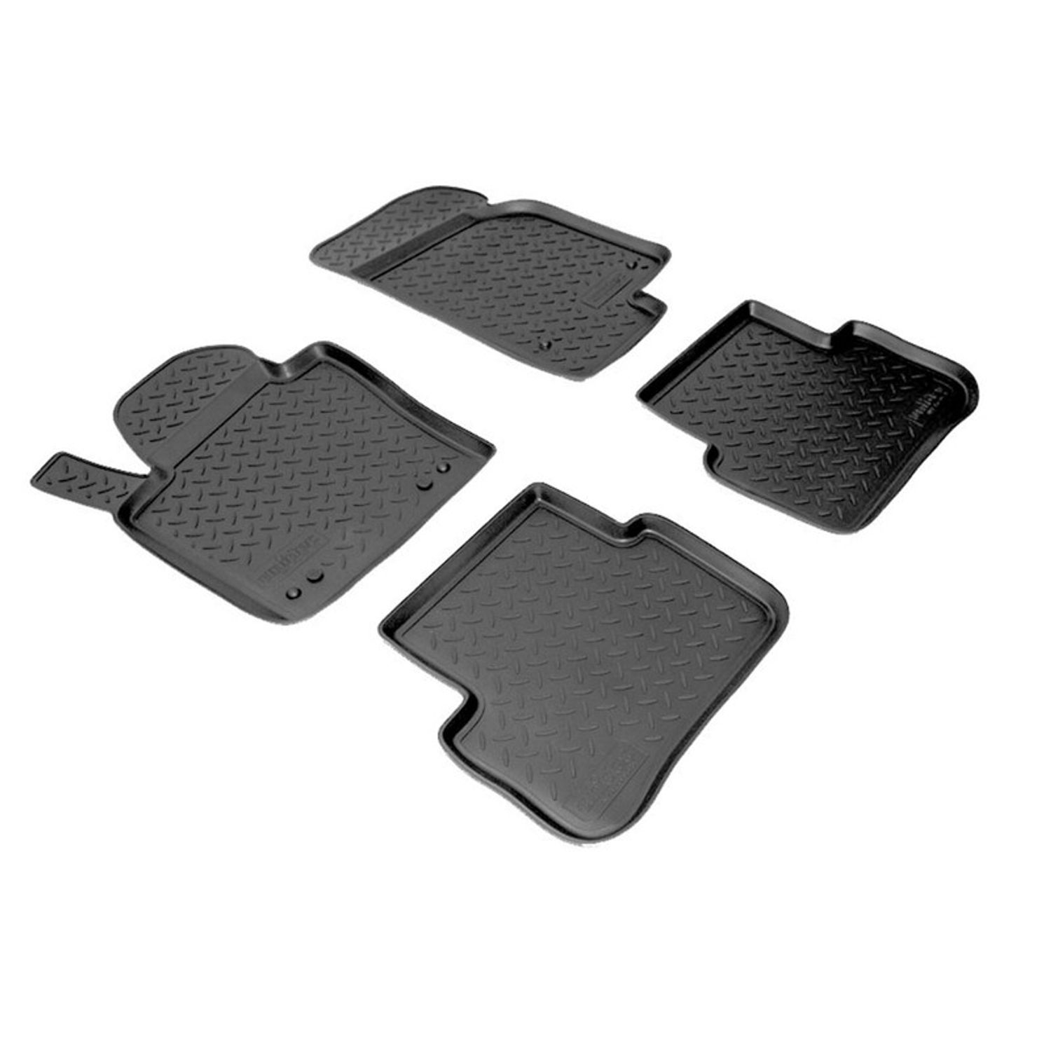 Set 4 covorase auto cauciuc Volkswagen Passat CC 2008-2011 fotografia produsului