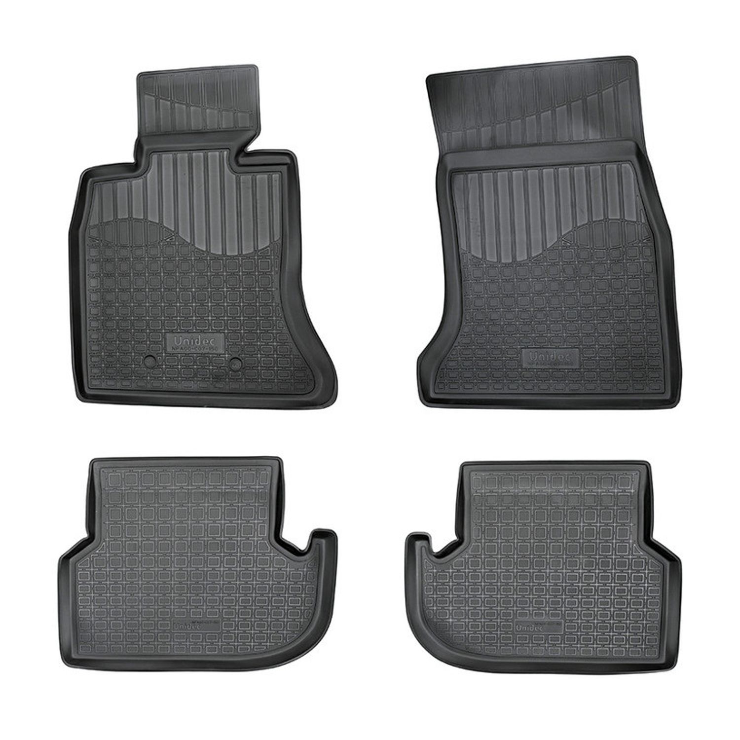 Set 4 covorase auto cauciuc BMW 5 F10 2013+ fotografia produsului
