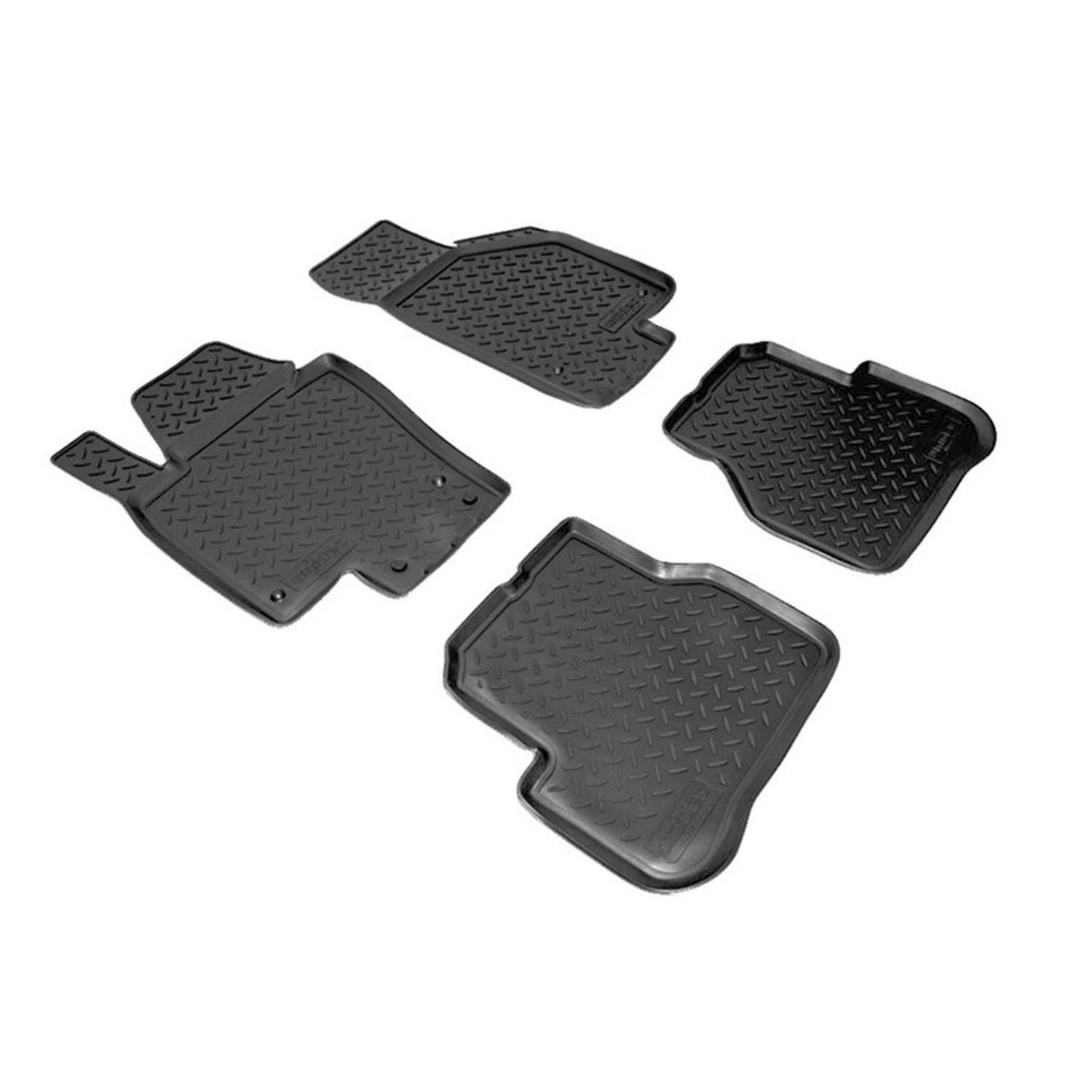 Set 4 covorase auto cauciuc Volkswagen Passat B7 2011-2015 fotografia produsului