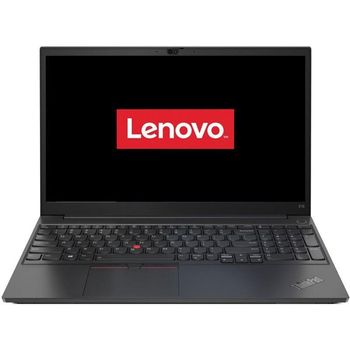 Laptop Lenovo ThinkPad E15 Gen 3 AMD Ryzen 3 5300U, 15.6″, Full HD, 8GB, 256GB SSD, AMD Radeon Graphics, NO OS, Black elefant.ro imagine noua 2022