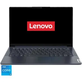 Laptop ultraportabil Lenovo Yoga Slim 7 14ITL05 Intel Core i5-1135G7 pana la 4.20 GHz, 14″, Full HD, 16GB, Slate Grey elefant.ro imagine noua 2022