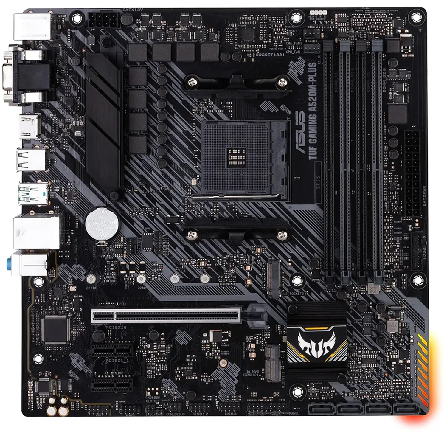 Placa de baza Asus TUF GAMING A520M-PLUS, Socket AM4 fotografia produsului