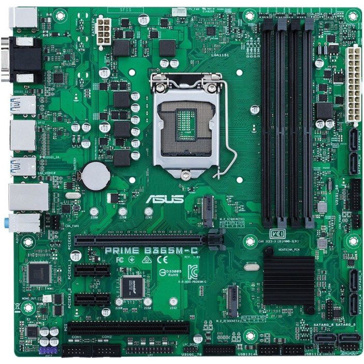 Placa de baza PRIME B365M-C/CSM, LGA1151 v2 fotografia produsului
