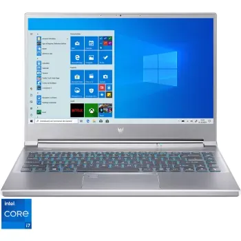 Laptop Gaming Acer Predator Triton 300 SE, 14″ FHD, Intel Core i7-11370H, 16GB, RTX 3060 6GB, Win 10 Home, Silver Acer imagine noua 2022
