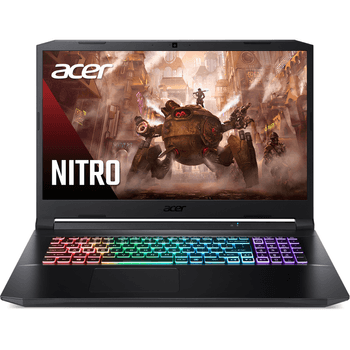 Laptop Acer Gaming 17.3” Nitro 5 AN517-41, FHD IPS 144Hz, AMD Ryzen™ 7 5800H , 16GB, RTX 3060 6GB, Shale Black Acer imagine noua 2022