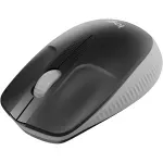 Mouse wireless Logitech M190, Mid Grey fotografia produsului