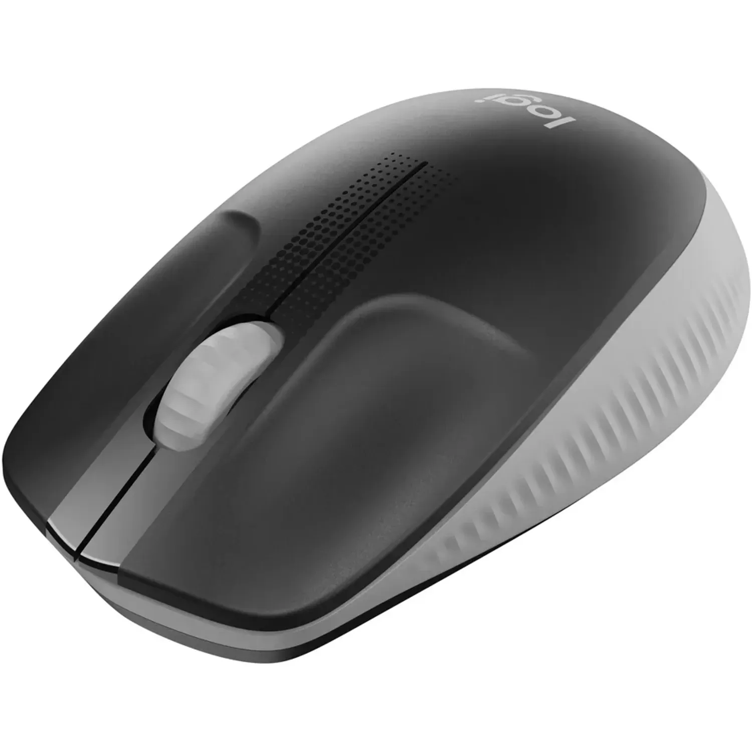 Mouse wireless Logitech M190, Mid Grey fotografia produsului