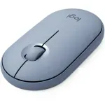 Mouse wireless Logitech Pebble M350, Bleu fotografia produsului