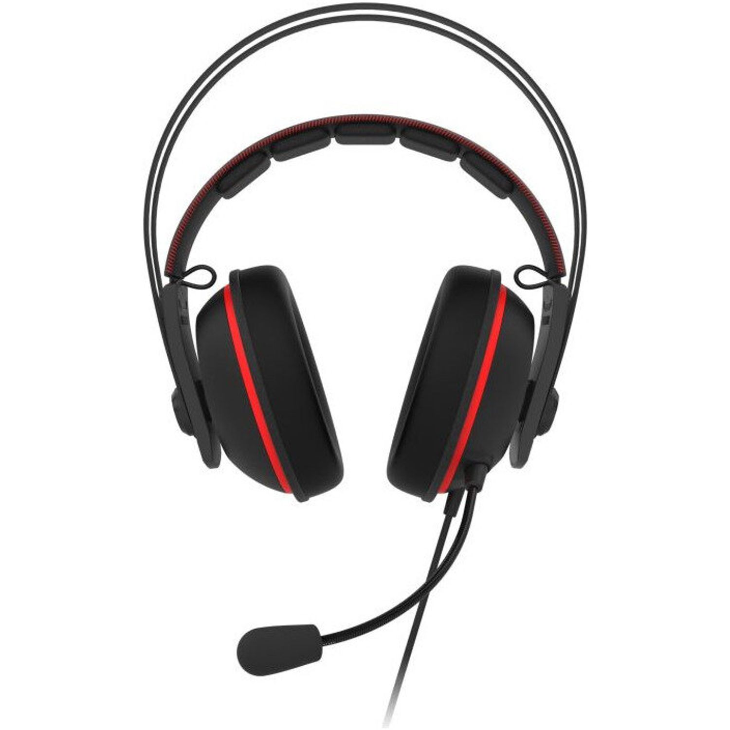 Casti Gaming ASUS TUF Gaming H7 Core Red fotografia produsului View 2 L
