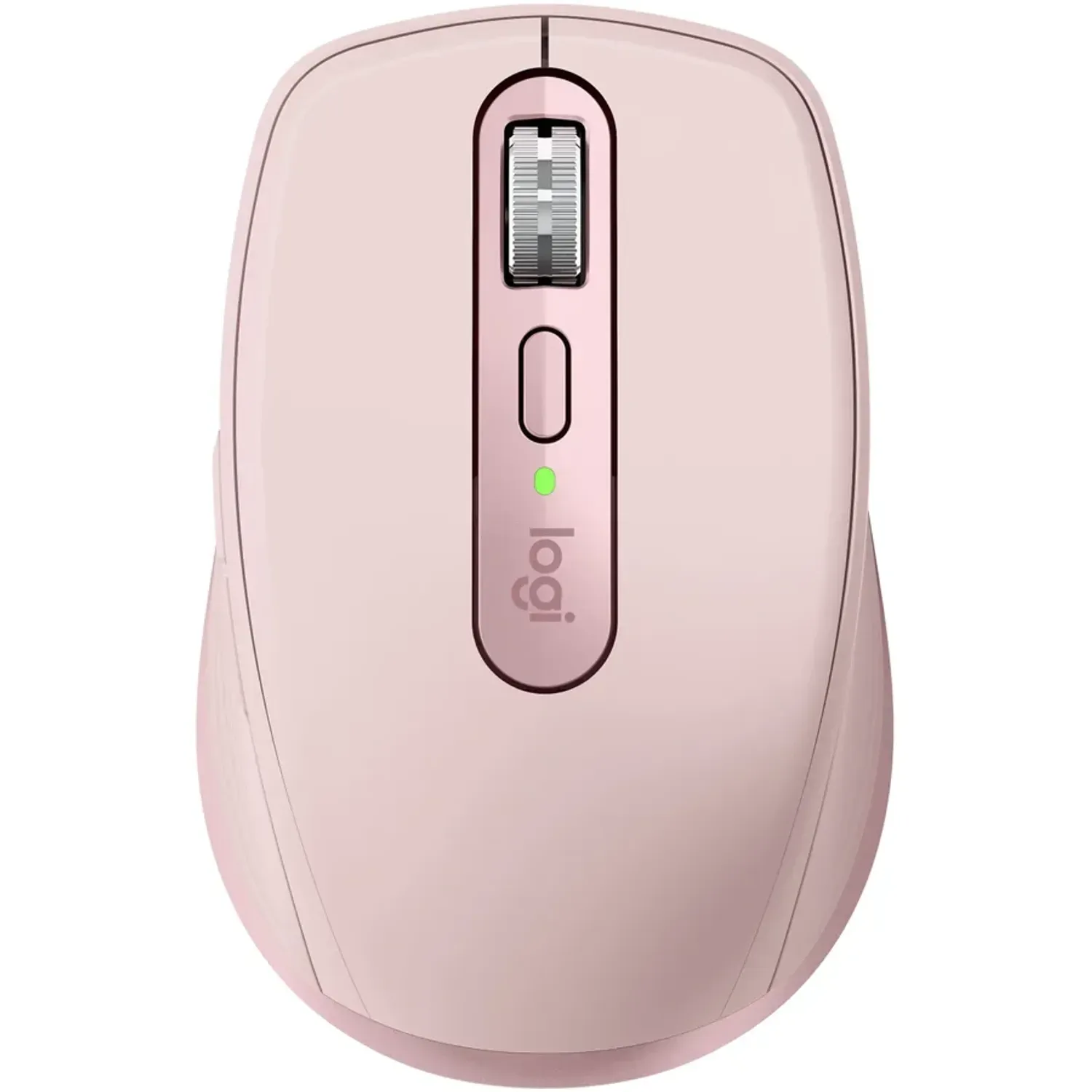 Mouse wireless Logitech MX Anywhere 3, 2.4GHz&Bluetooth, Scroll MagSpeed, Multidevice, USB-C, Rose fotografia produsului