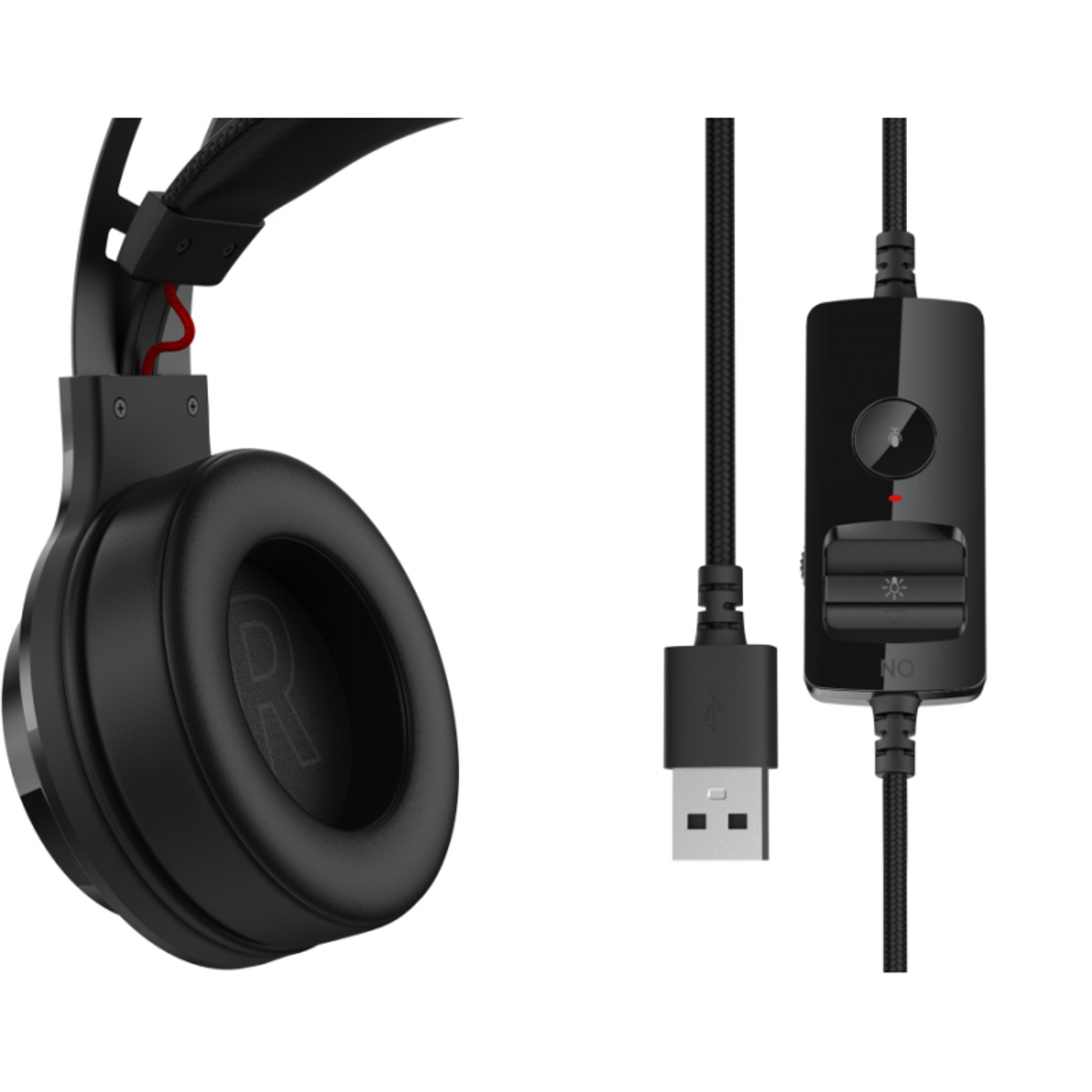 Casti gaming Edifier G4 TE negre iluminare RGB fotografia produsului View 2 L