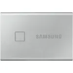 SSD extern Samsung T7 Touch portabil, 500GB, USB 3.1, Argintiu fotografia produsului