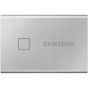SSD extern Samsung T7 Touch portabil, 500GB, USB 3.1, Argintiu elefant.ro imagine noua 2022