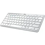 Tastatura wireless Trust Nado, US layout, Alb fotografia produsului View 2 S