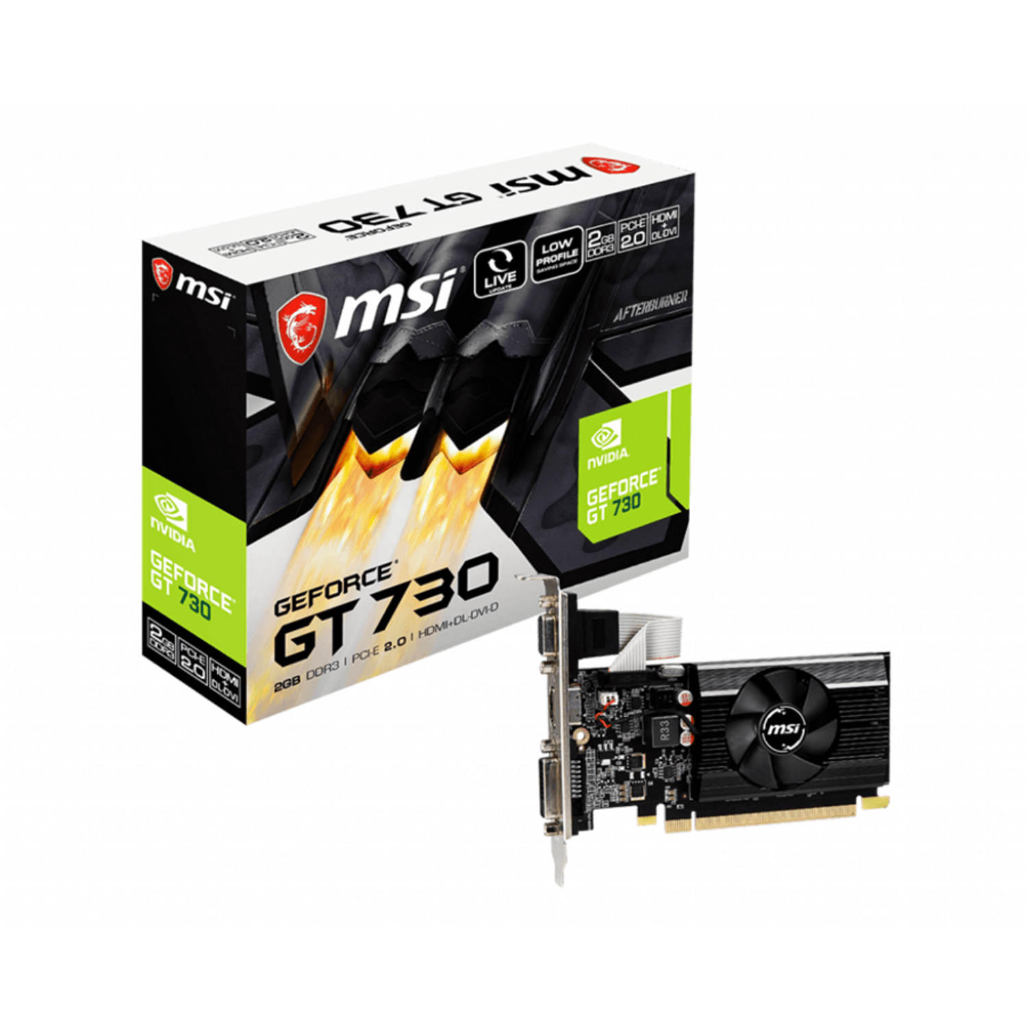 Placa video GeForce GT 730 2GB GDDR3 64bit fotografia produsului