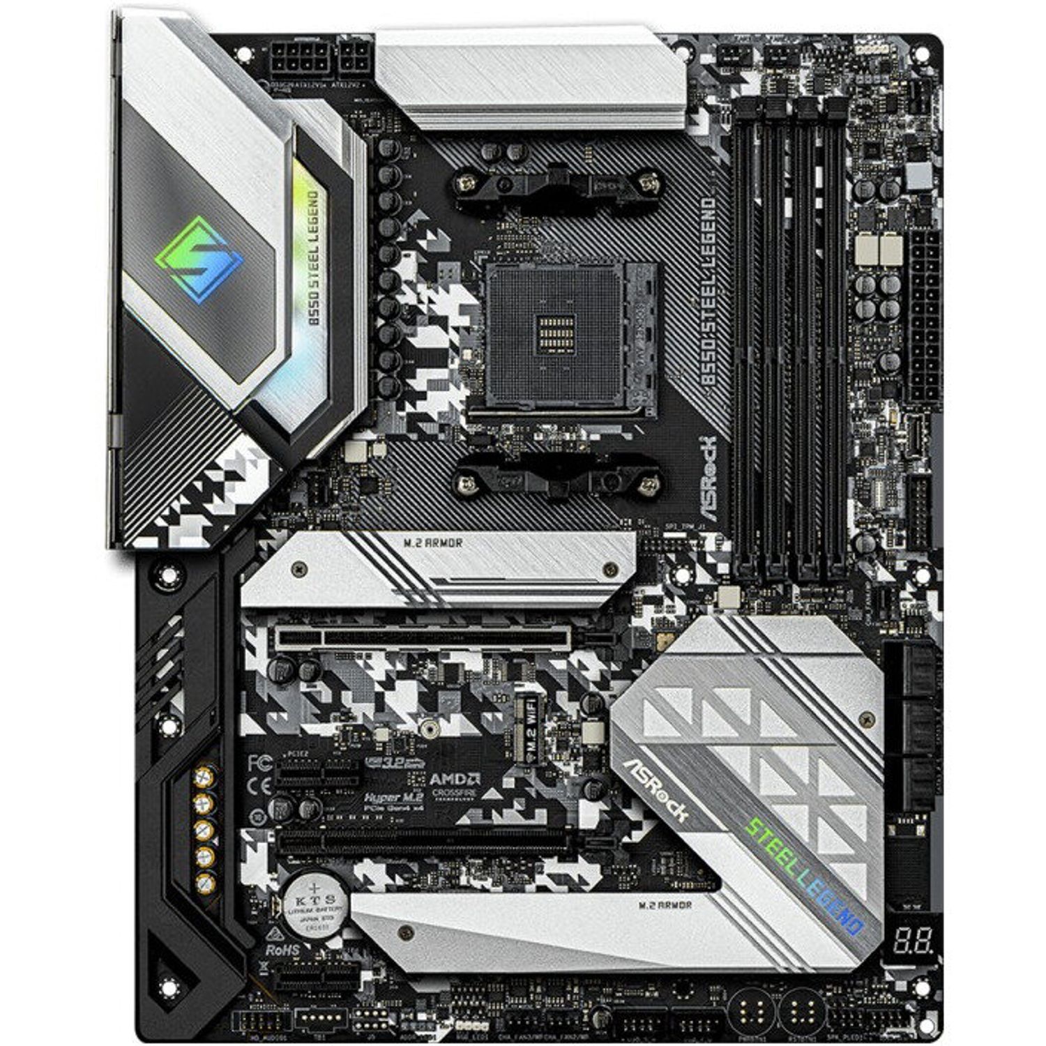 Placa de baza AsRock B550 Steel Legend , Socket AM4 fotografia produsului