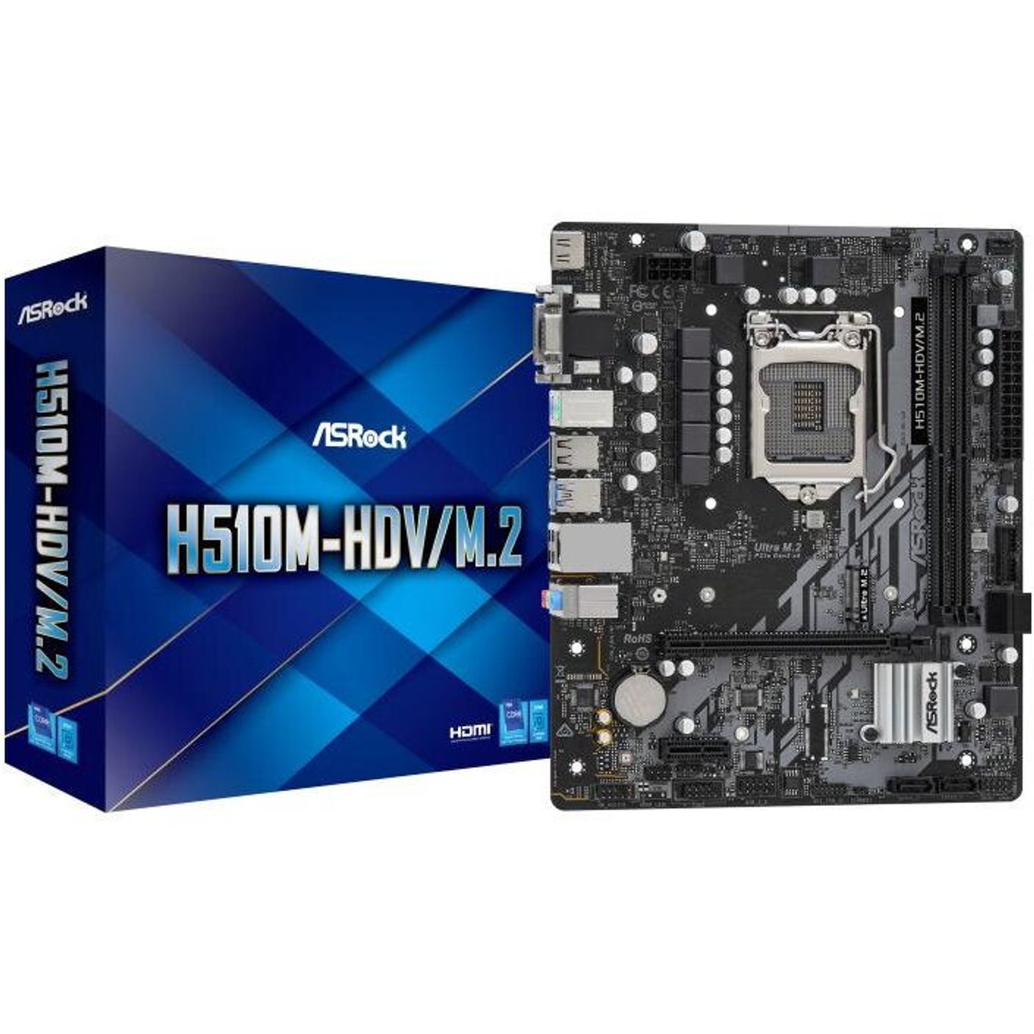 Placa de baza H510M-HDV/M.2 D4 LGA 1700 fotografia produsului