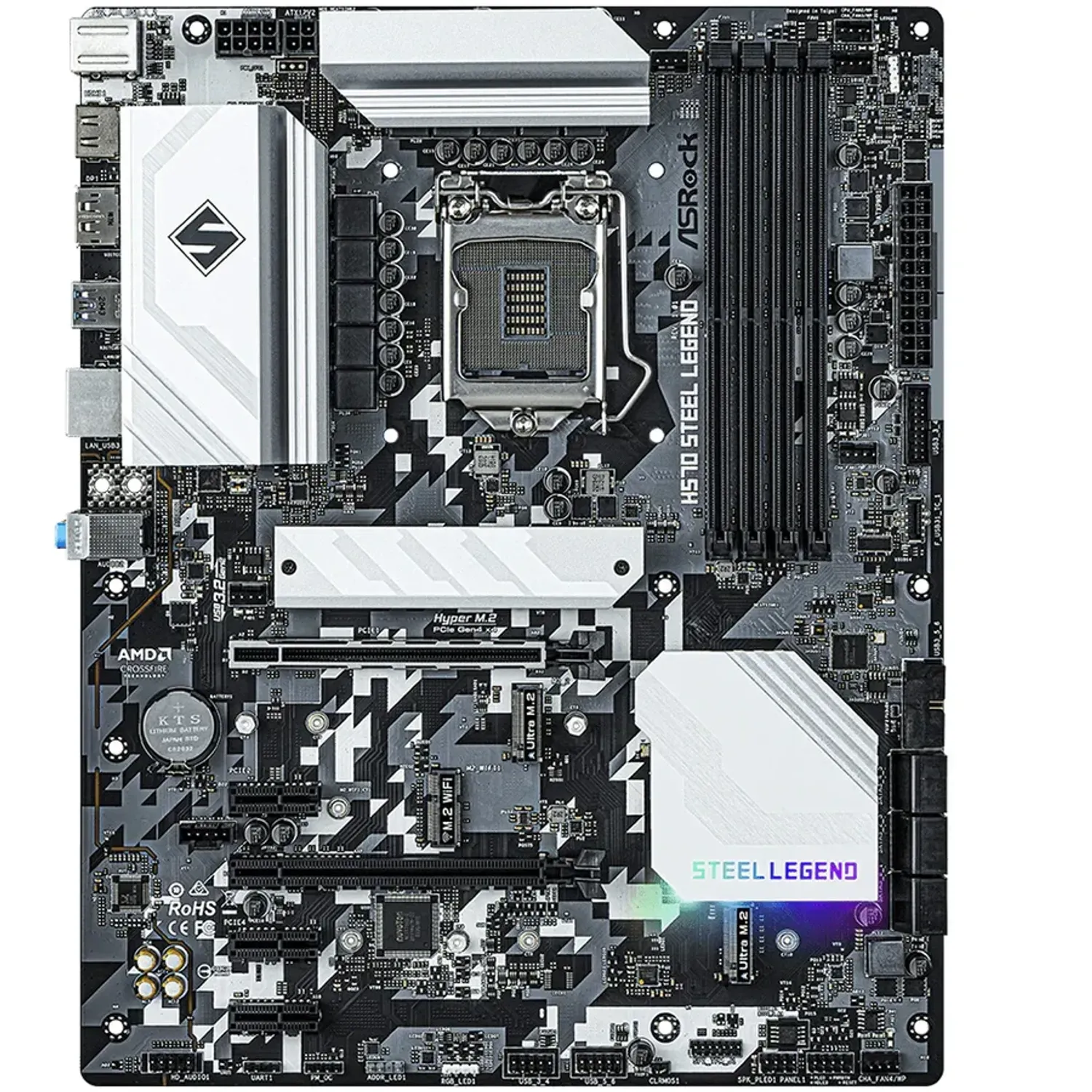 Placa de baza H570 Steel Legend LGA 1200 fotografia produsului View 2 L