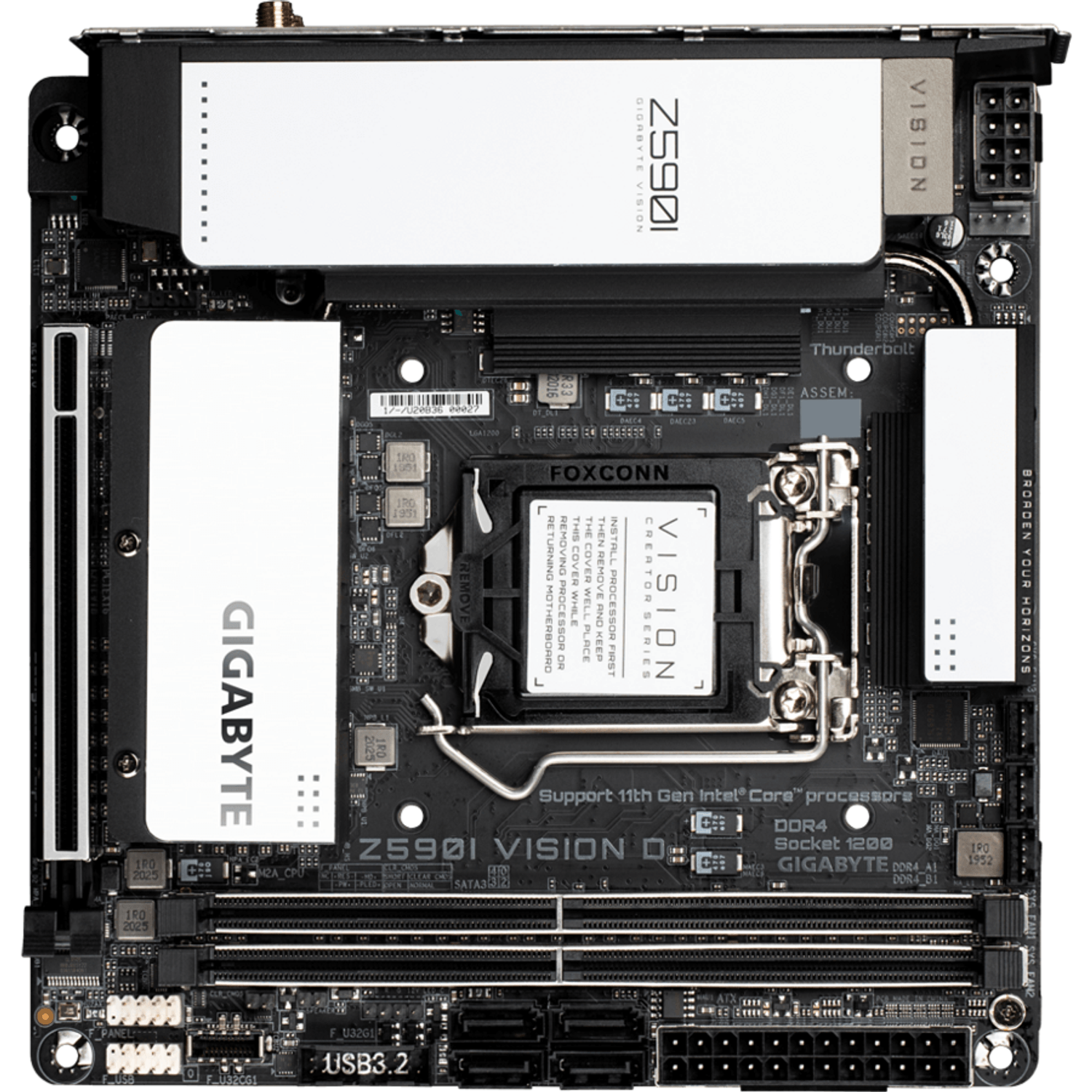 Placa de baza Z590I VISION D, LGA 1200 fotografia produsului