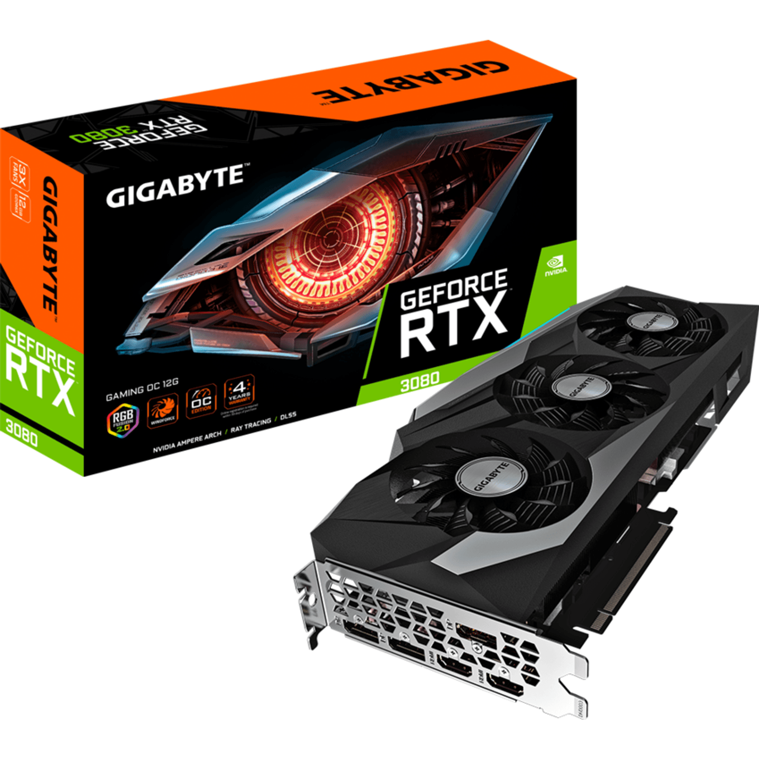 Placa Video RTX 3080 GAMING OC 12G, 12GB GDDR6X, 384 biti fotografia produsului