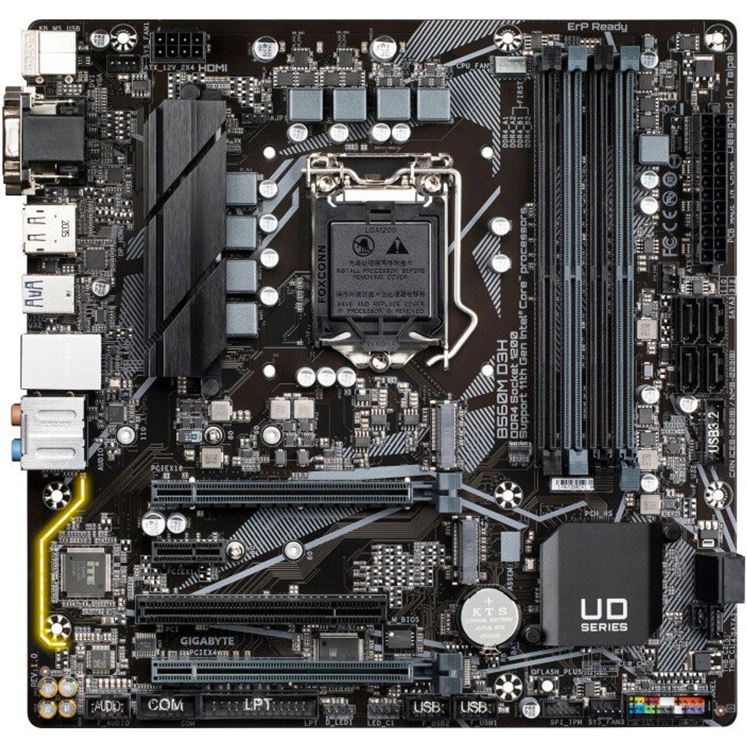 Placa de baza B560M D3H, LGA 1200 fotografia produsului