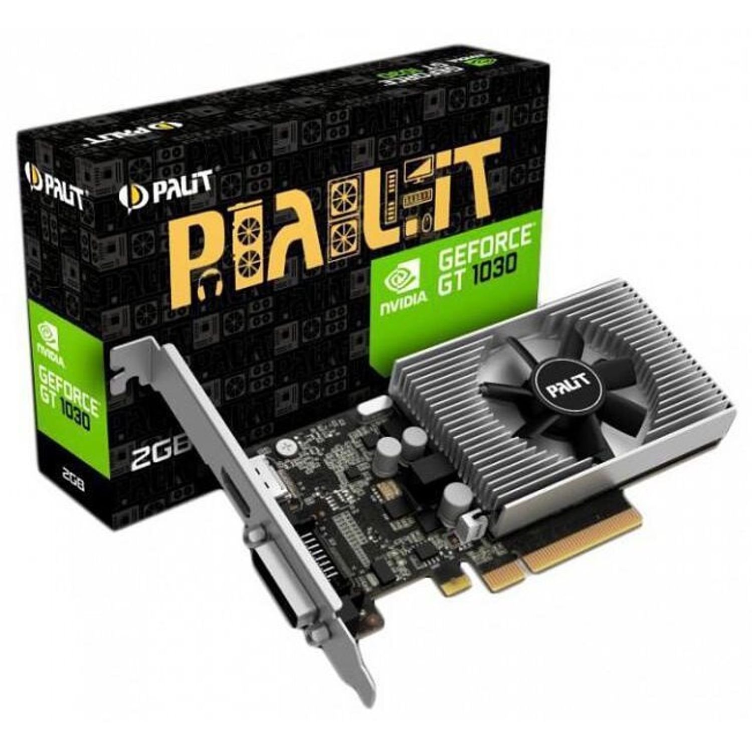 Placa Video GeForce GT 1030 2GB DDR4 64-bit fotografia produsului