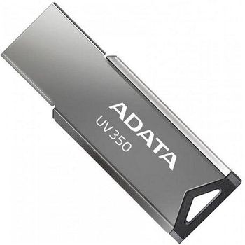 USB Flash Drive ADATA UV350 32GB, silver metalic, USB 3.2 A-DATA imagine noua 2022