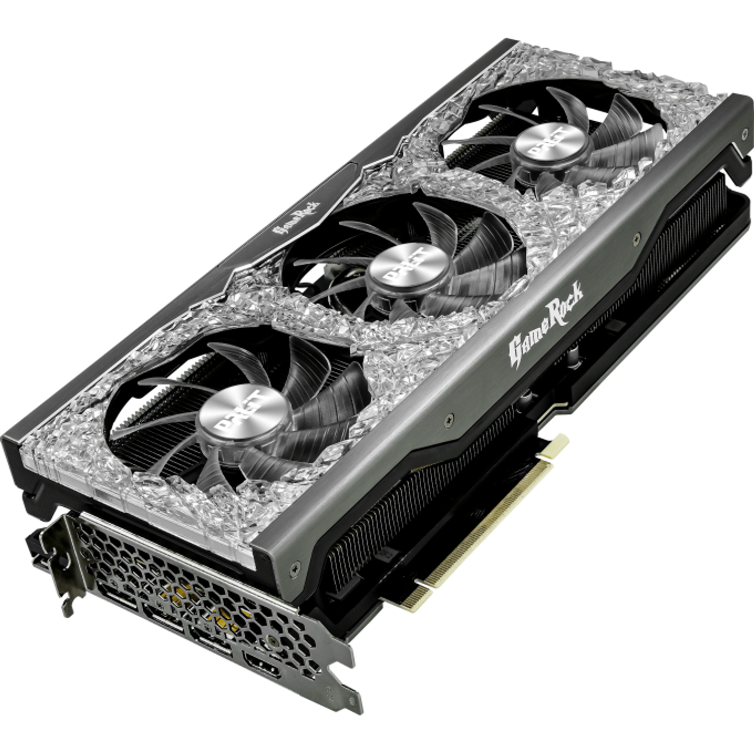Placa video nVidia GeForce RTX 3090 GameRock 24GB GDDR6X 384-bit fotografia produsului View 2 L