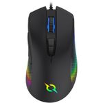 Mouse AQIRYS Phoenix, cu fir, 8 butoane, negru fotografia produsului