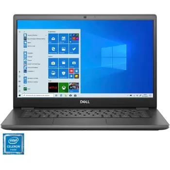 Laptop ultraportabil Dell Latitude 3410 Intel Celeron 5205U 1.90 GHz, 14”, 4GB, 128GB SSD, Win 10 Pro Educational, Grey Dell imagine noua 2022