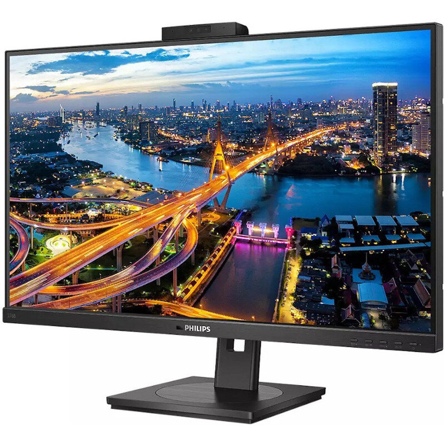 Monitor LED Philips 276B1JH 27 inch 4 ms Negru Webcam 75 Hz fotografia produsului View 2 L