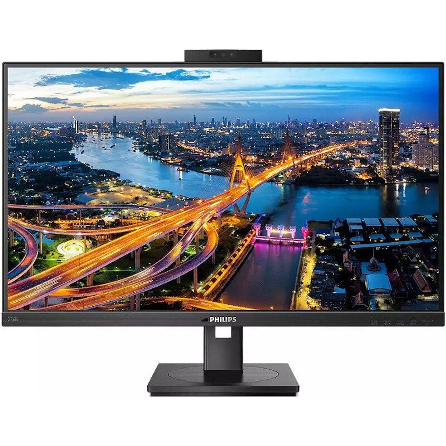 Monitor LED Philips 276B1JH 27 inch 4 ms Negru Webcam 75 Hz fotografia produsului